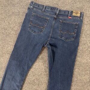 Wrangler Jeans Mens 42x30 Relaxed Fit Straight‎ Leg Dark Wash Denim Classic